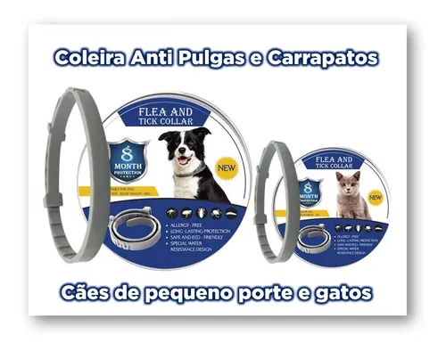 Imagem 8 de 8 de Coleira Anti Pulgas Similar Seresto - Proteção Avançada 8 M