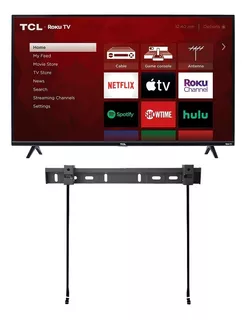 Smart Tv Tcl 55'' 4k + Soporte De Pared 55s431