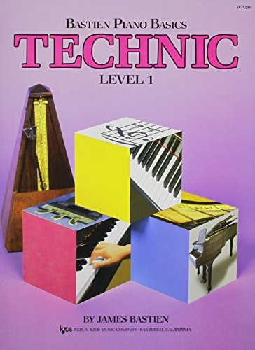 Book : Wp216 - Bastien Piano Basics - Technic Level 1 (level