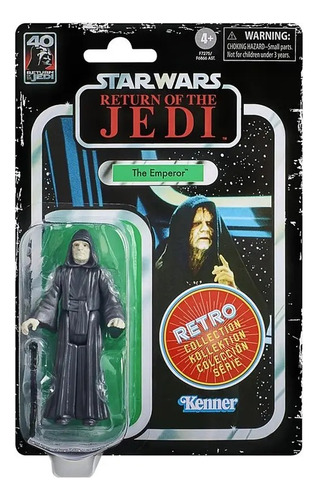 Figura The Emperor Star Wars Return Of The Jedi Black Retro