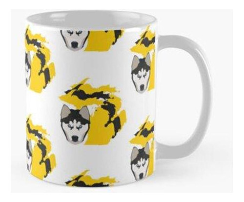 Taza Frontera De Michigan, Perros Esquimales Calidad Premium