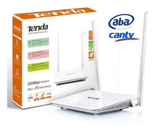 Modem Router Inalambrico Tenda Cantv Aba Wifi 300mbps