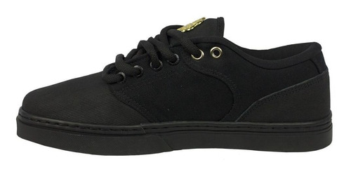 Imagem 5 de 8 de Tênis Hocks Montreal Skate Preto Dourado/black Gold Original