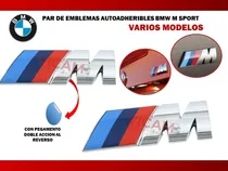 Comprar Par De Emblemas Autoadheribles Bmw M Sport Varios Modelos