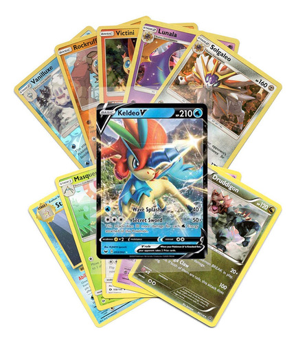 Tarjetas De Pokemon 50 Tarjetas Lote Surtido Con Pokemon Gar