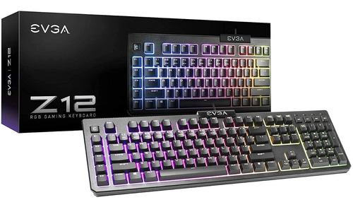 Teclado Evga Z12 Rgb Gaming Retroiluminado