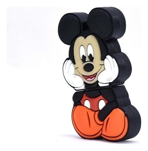 Pen Drive En Forma De Mickey / Raton / Animales Color Negro MICKEY (JE-536)