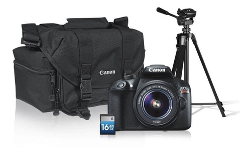 Canon T6 Kit  Lente 18-55+maleta 2400+ Sd 16gb + Tripie   