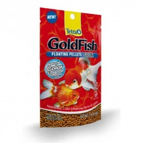 Tetra Goldfish Color 220g Alimento Flote Carassius Agua Fria