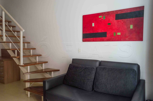 Imagem 8 de 15 de Flat Nyc Berrini 40m² 1 Dormitório 1 Vaga Para Locação No Brooklin. - Sf39082