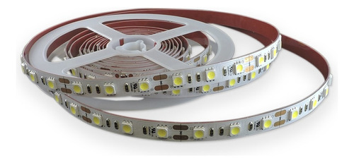 Cinta Led Tira 5m Blanco Neutro 4000-4500°k Chip Smd5050 12w/m 60 Leds/m 960 Lm/m 12v Sec Demasled