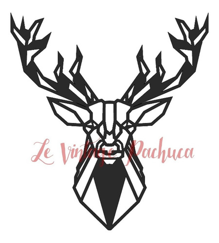 Vector Corte Laser Alta Calidad Cnc Dxf Ai - Alce/venado