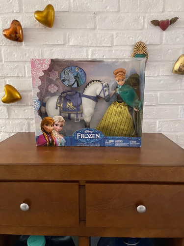 Set Muñecas Frozen Disney Anna Y Caballo Blanco (Usado)