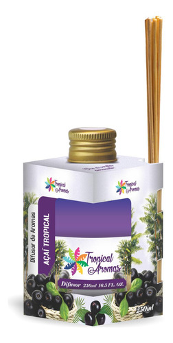 Difusor Tropical Aromas  250ml Açai Tropical