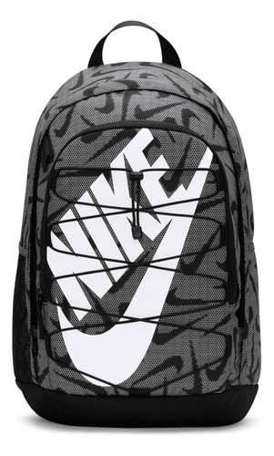 Nike Lenti Swoosh Aop Hayward Mochila Negro Blanco Talla M