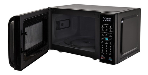 Microondas Bgh Eco Negro Digital 20 Litros 700w Monofunción
