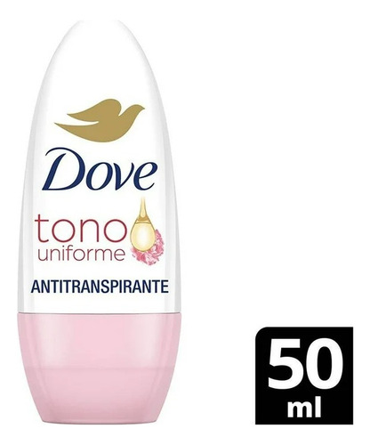 Antitranspirante Dove Tono Uniforme Rosas En Roll-on Para Da