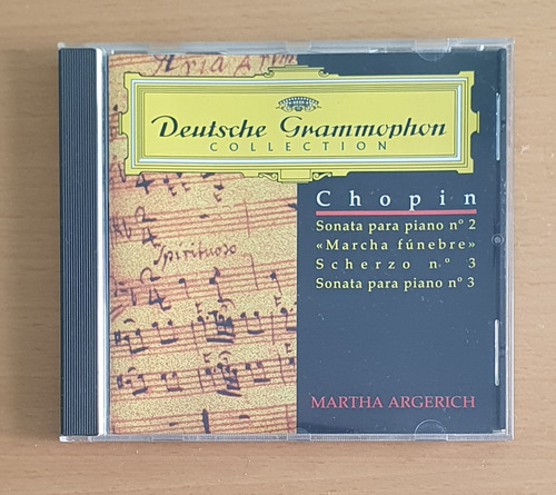 Deutsche Grammophon, Chopin Martha Argerich Cd