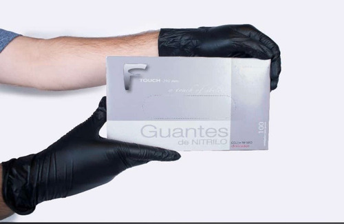 Guantes De Nitrilo Negro 