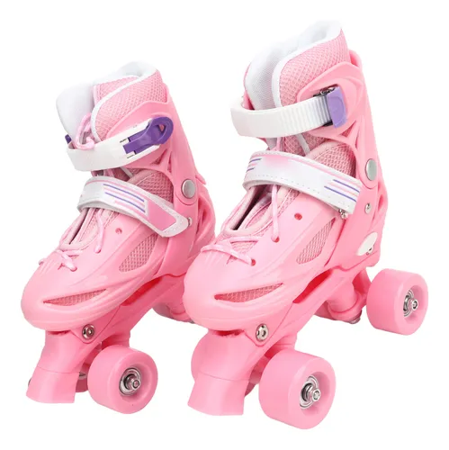 Pink Roller Skates For Girls 2 In 1 Kids Adults Women