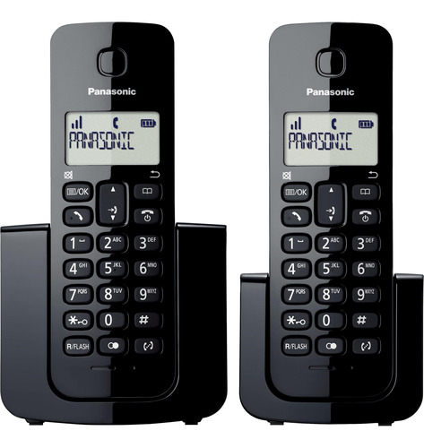 Telefone Sem Fio Base Com Ramal Kx-tgb112lbb Preto Panasonic