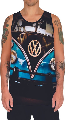 Camiseta Regata Carro Kombi Pirua Viagens Estrada 4