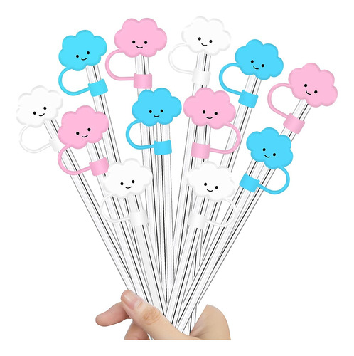 Paquete De 12 Fundas De Silicona Reutilizables Con Forma De