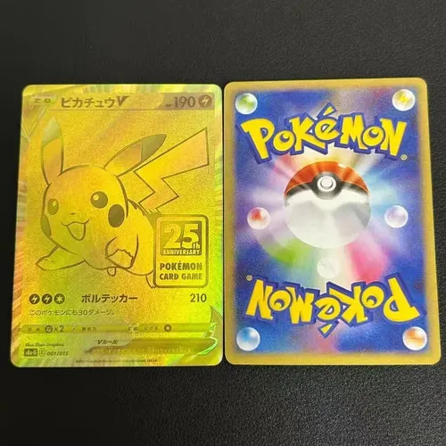 Pokémon Pikachu V Oro 25th Golden Box Colección Psa10 | MercadoLivre