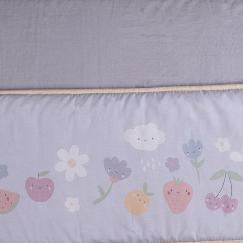 Juego De Edredon Para Cama Cuna Corral Dots Vianney Pompones De Colores Para Bebe Niña