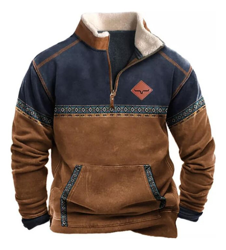 Sudadera Elegante De Mezclilla City Con Solapa