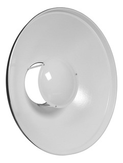 Beauty Dish 55cm Reflector Montura Bowens Blanco