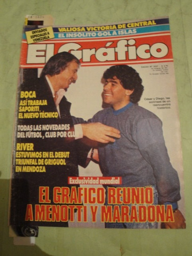 El Grafico 3537 River Francescoli Rosario Boca Sabatini