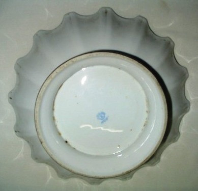 Centro De Mesa O Plato De Pie Antiguo De Porcelana Noritake