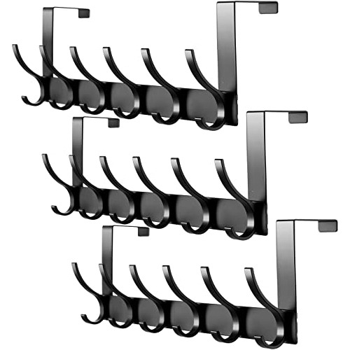 Paquete De 3 Ganchos Puerta De Servicio Pesado 6 Gancho...