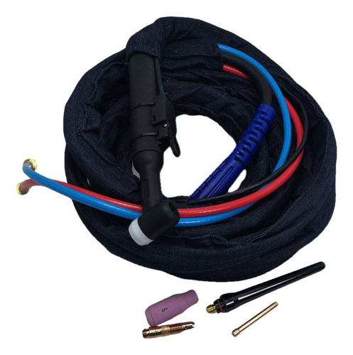 Soplete De Soldadura Tig Refrigerado Por Agua Wp-18 Completo