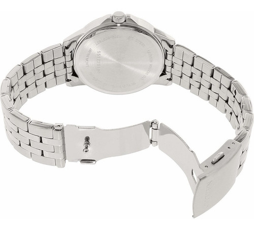 Reloj Citizen Para Hombre Plateado Negro Quartz Bf2011-51e