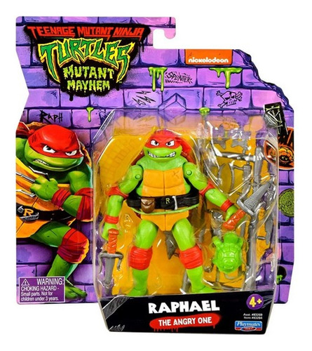 Boneco Raphael As Tartarugas Ninjas Do Filme 11 Cm - Sunny