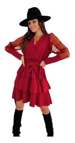 Vestidos de olanes cortos new arrivals