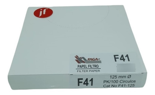 Papel Filtro Cuantitativo C/100 Fagalab F41-125