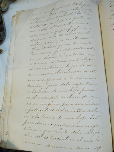 Documentos Antiguo 1833 (Usado)