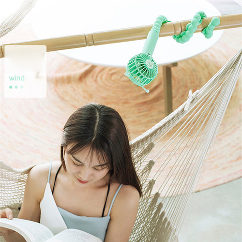 (gn)cup Neck Fan Usb Rechargeable 3 Speed Flexible Air Coole