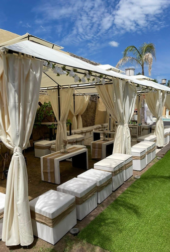 Imagen 8 de 10 de Carpas Sillas Gazebo Mesas Altar Vajilla Living Pisos Madera
