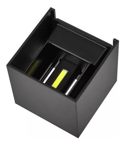 Imagen 3 de 6 de Luz Foco Aplique Para Pared Led Exterior Blanco Calido