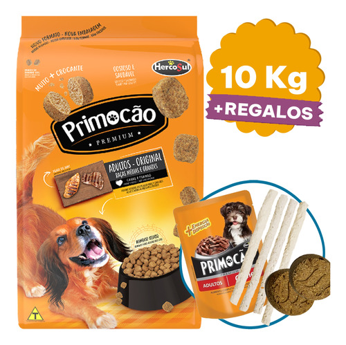 Comida Perro Adulto Primocao Premium 8 Kg + Regalo