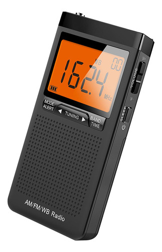 Radio Portátil Am Despertador Mini Con Conector Para