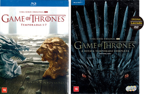 Blu-ray Game Of Thrones Série Completa Original Novo Lacrado