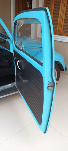Vw Fusca 1300 Azul, Todo Revisado E Muito Original