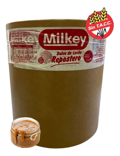 Dulce De Leche Milkey Repostero X 10kg - Cotillón Waf