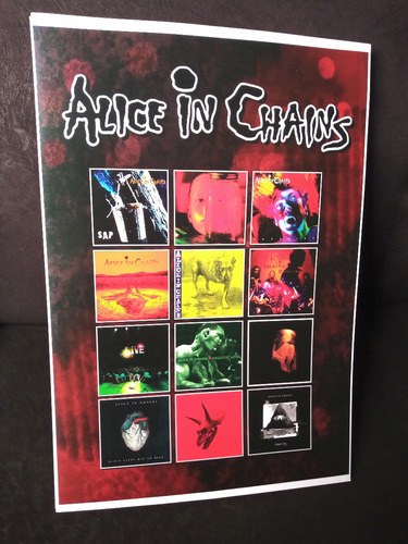 Poster Banda Alice In Chains Dirt Vinil Jar Of Flies Facelif