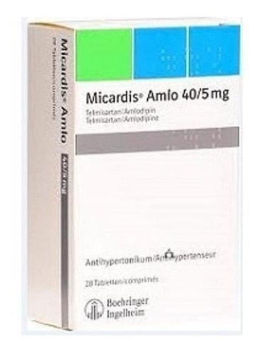 Micardis Amlo 40/5 Mg  28 Comprimidos